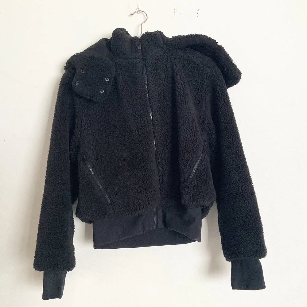 Alo Yoga Foxy Sherpa Jacket Black M